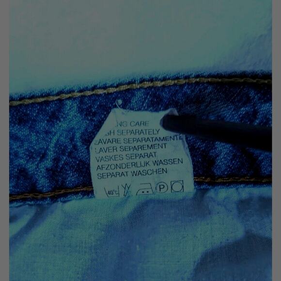 Vtge Pepe 1990's London Jeans London Denim Size 16 Waist 36 - Picture 8 of 9